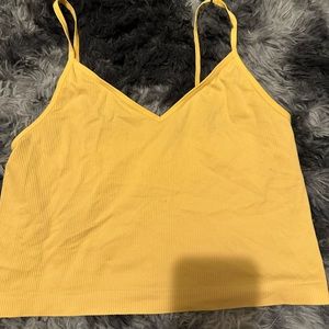 SO yellow tank top